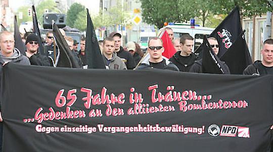 NPD-Kundgebung in Rathenow <br/>Foto von Björn Kietzmann