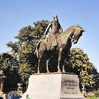  Statue von König Leopold II in Brüssel